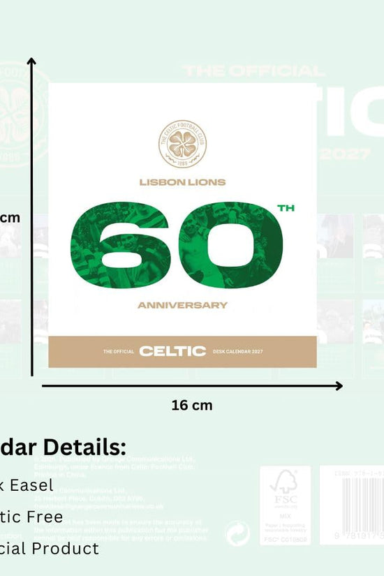 Celtic FC Desktop Calendar 2027