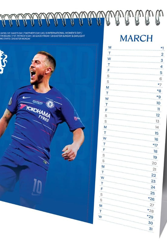Chelsea FC Desktop Calendar 2027