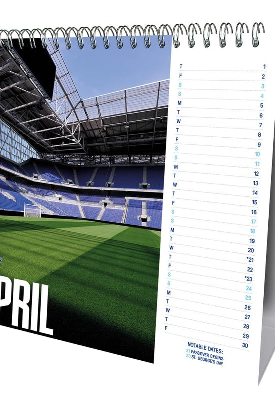 Everton FC Desktop Calendar 2027