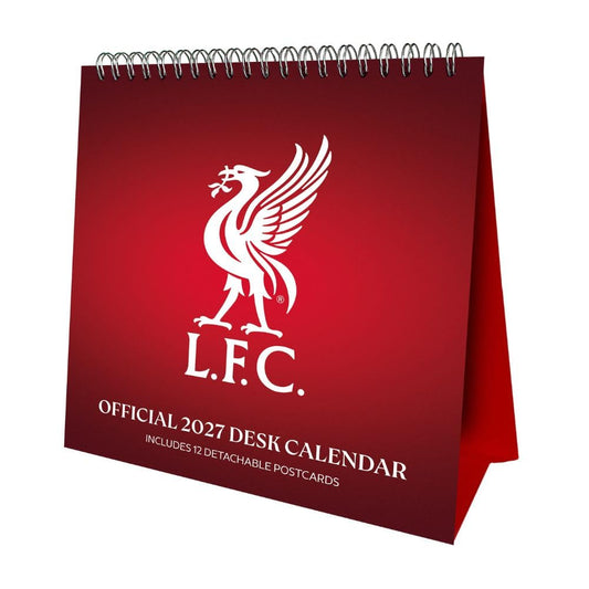 Liverpool FC Desktop Calendar 2027