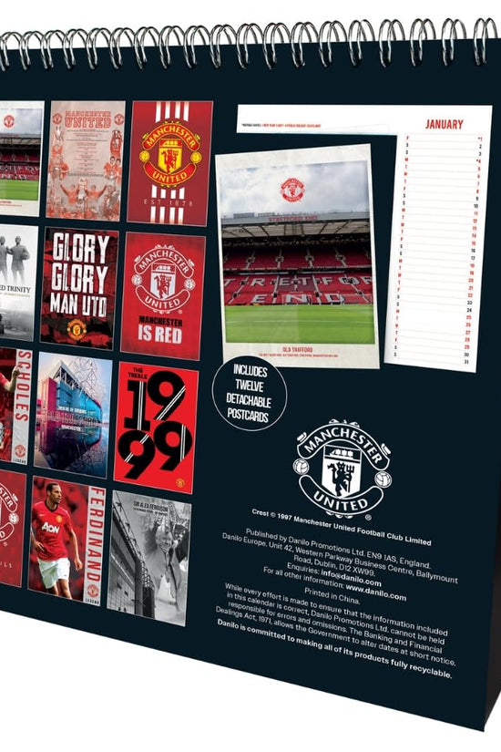 Manchester United FC Desktop Calendar 2027