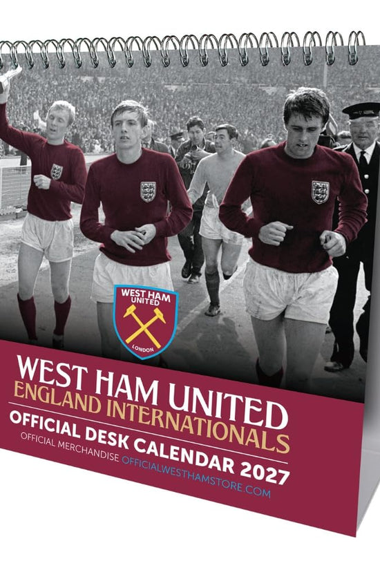 West Ham United FC Desktop Calendar 2027