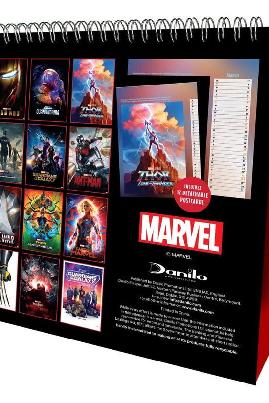 Marvel Desktop Calendar 2027