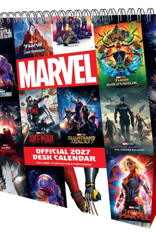 Marvel Desktop Calendar 2027