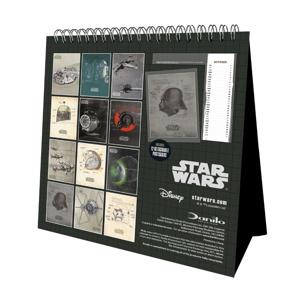 Star Wars Desktop Calendar 2027