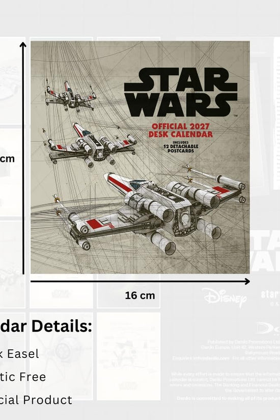 Star Wars Desktop Calendar 2027