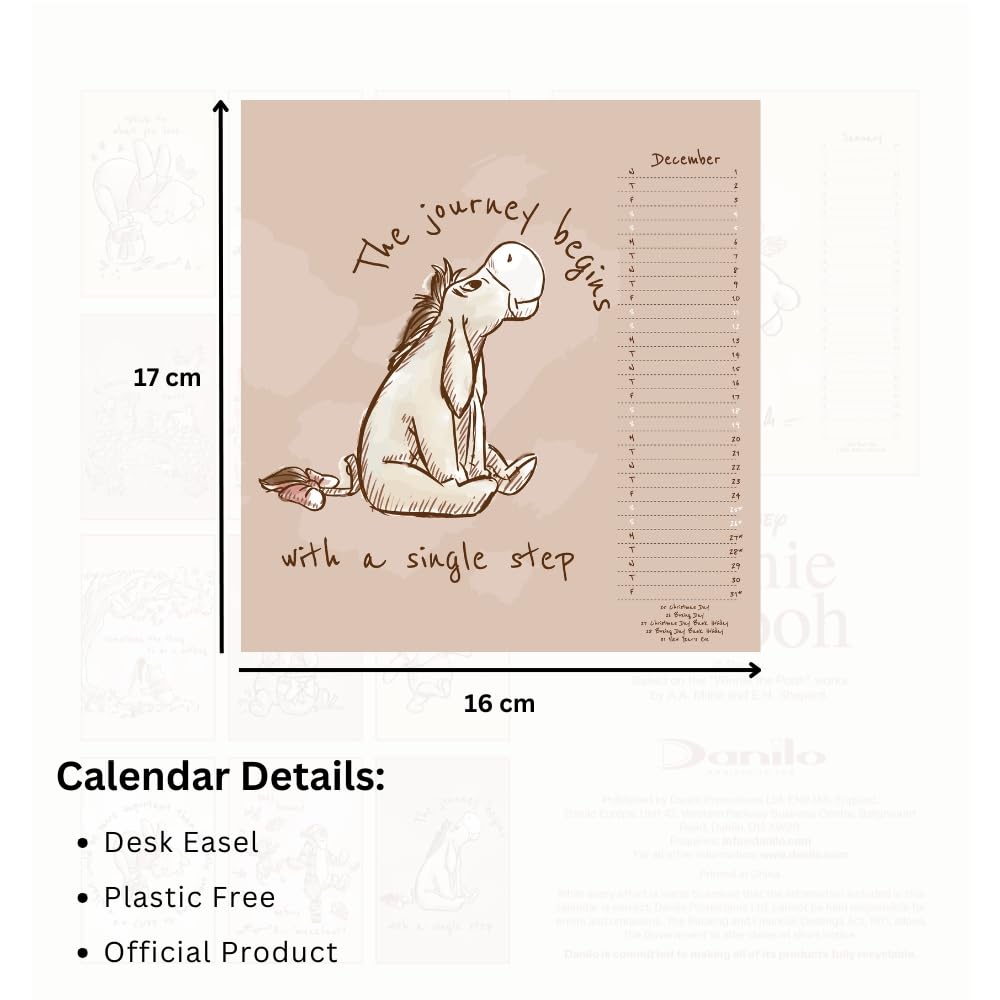 Winnie The Pooh Desktop Calendar 2027