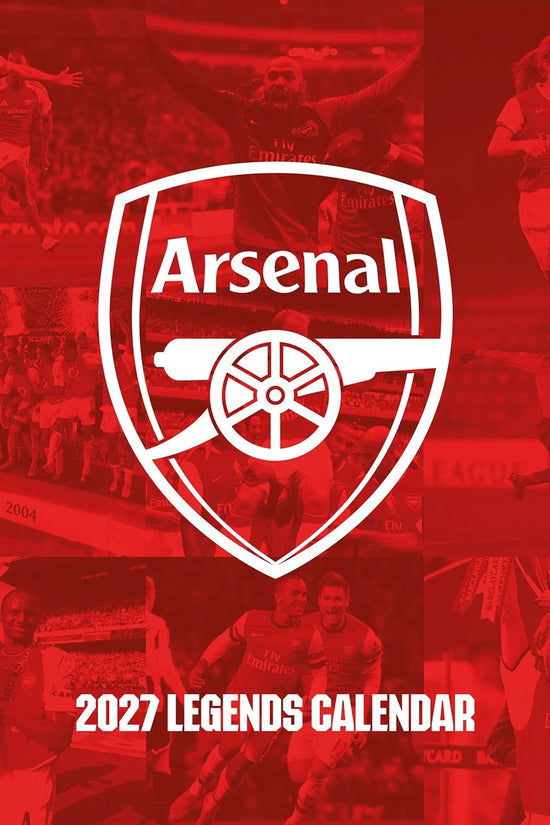 Arsenal FC Legends Square Calendar 2027