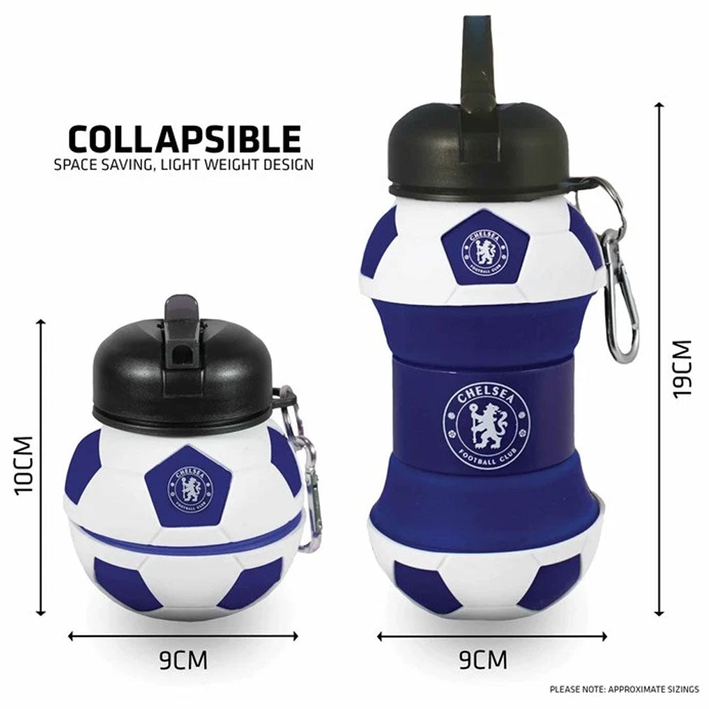 Chelsea FC Collapsible Football Drinks Bottle