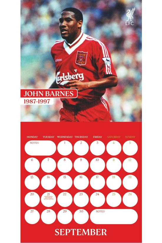 Liverpool FC Legends Square Calendar 2027