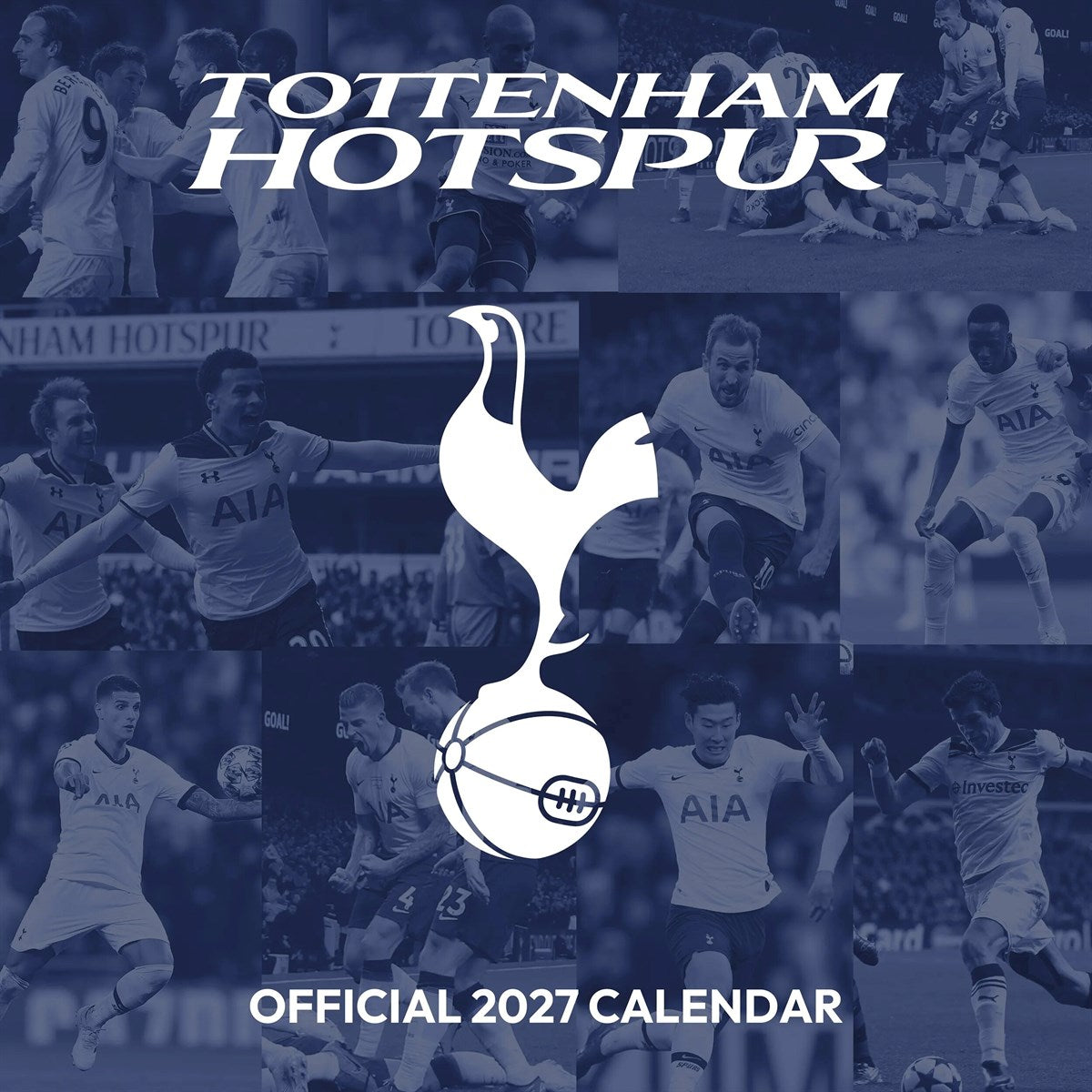 Tottenham Hotspur FC Legends Square Calendar 2027