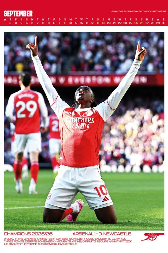 Arsenal FC Deluxe Calendar 2027