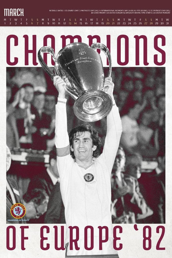 Aston Villa FC Deluxe Calendar 2027