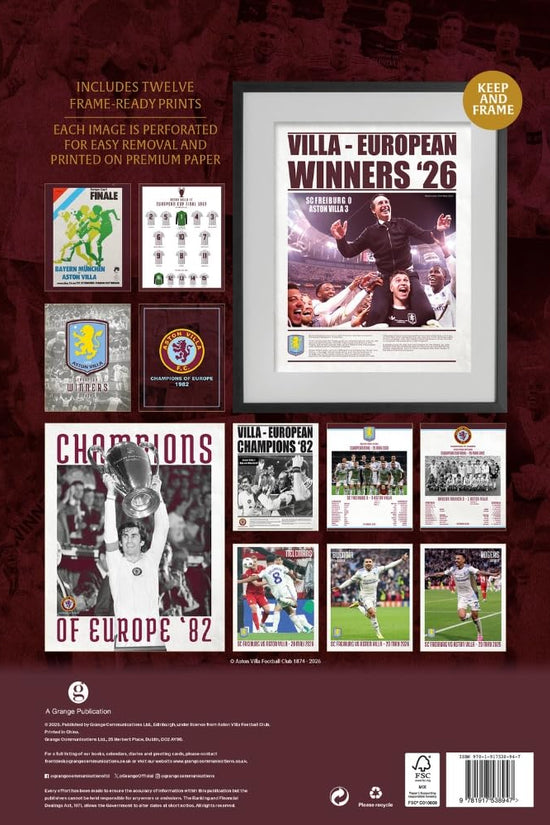Aston Villa FC Deluxe Calendar 2027