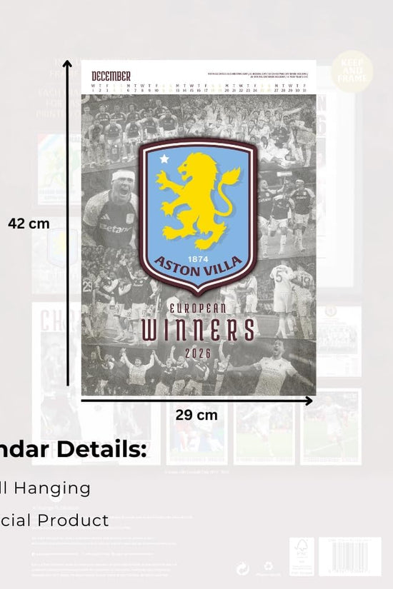 Aston Villa FC Deluxe Calendar 2027