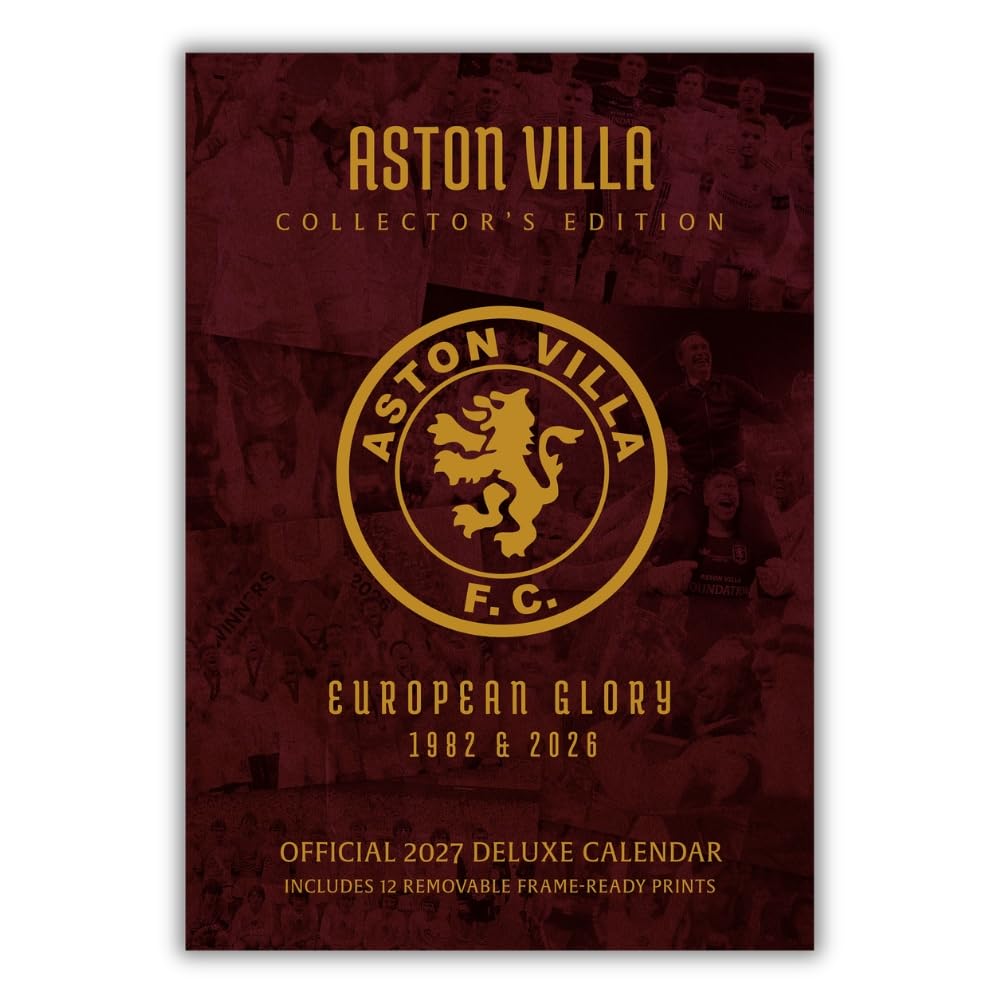 Aston Villa FC Deluxe Calendar 2027