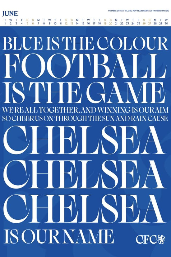 Chelsea FC Deluxe Calendar 2027