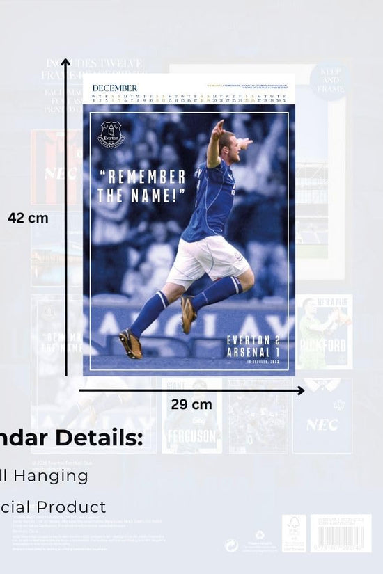 Everton FC Deluxe Calendar 2027