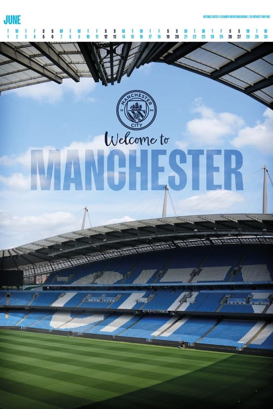 Manchester City FC Deluxe Calendar 2027