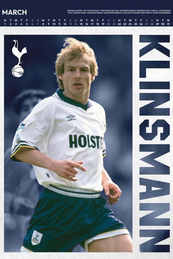 Tottenham Hotspur FC Deluxe Calendar 2027