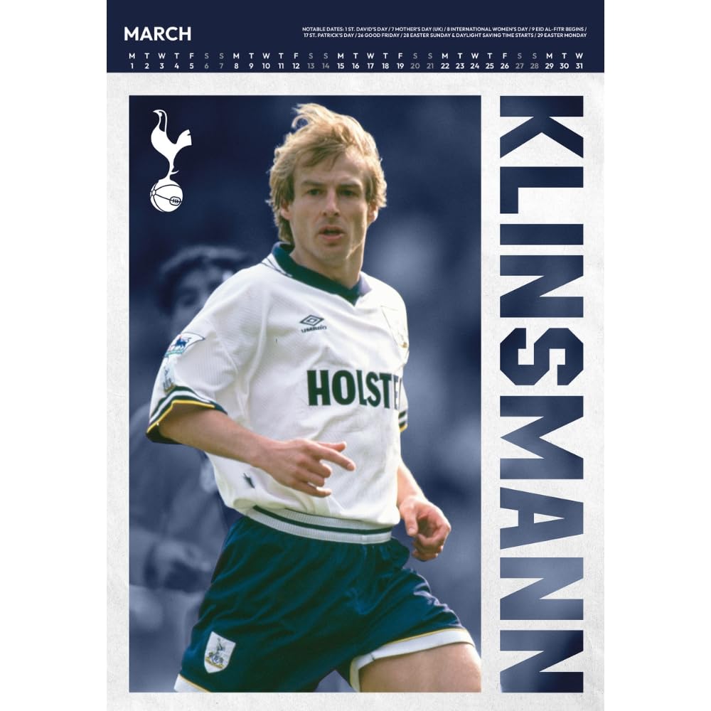 Tottenham Hotspur FC Deluxe Calendar 2027