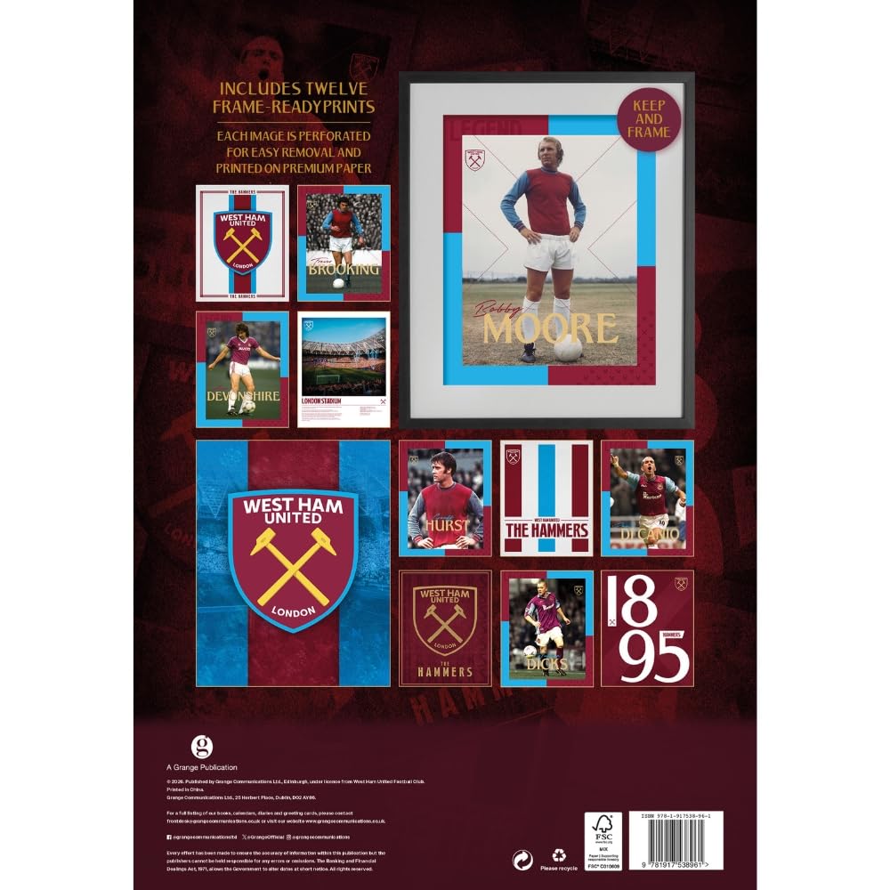 West Ham United FC Deluxe Calendar 2027