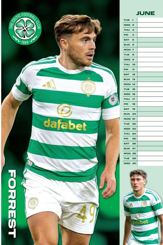 Celtic FC A3 Calendar 2027