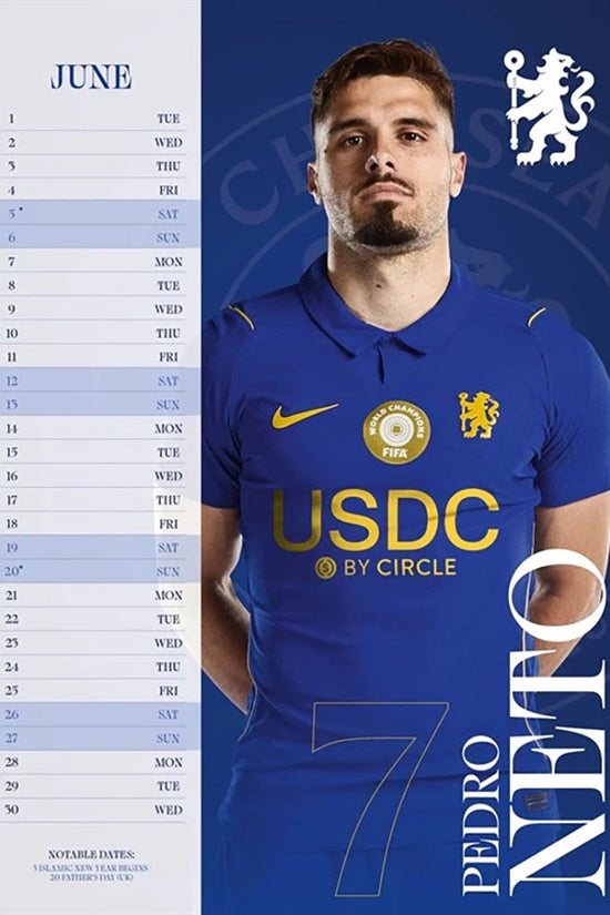 Chelsea FC A3 Calendar 2027