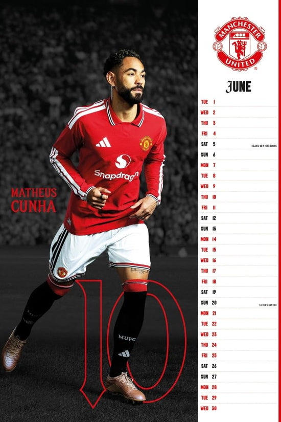 Manchester United FC A3 Calendar 2027