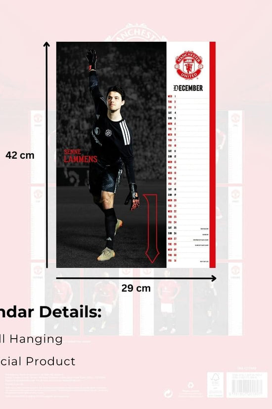 Manchester United FC A3 Calendar 2027