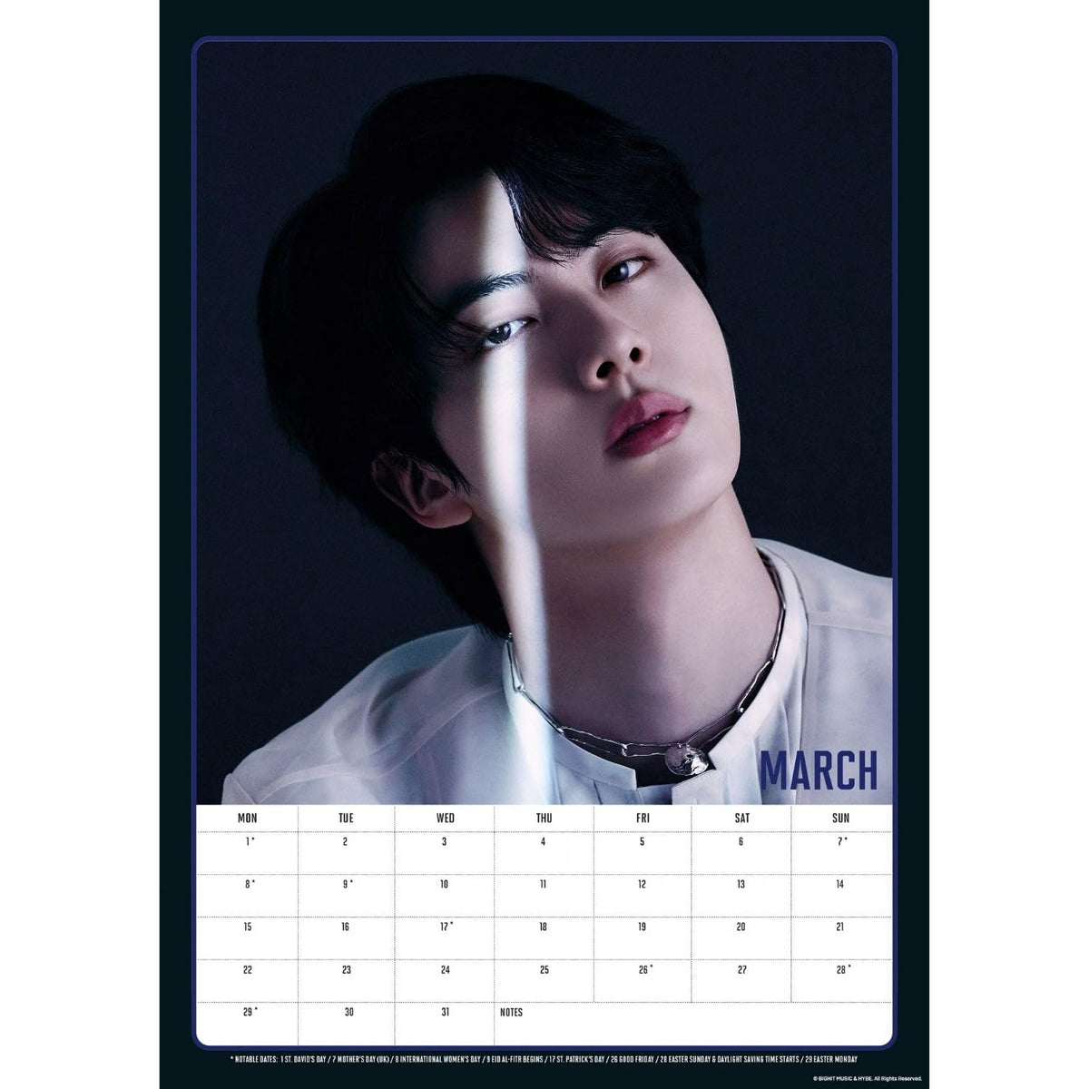 BTS A3 Calendar 2027