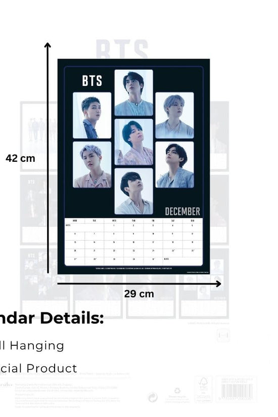 BTS A3 Calendar 2027