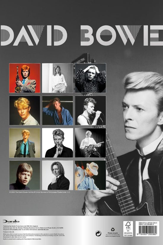 David Bowie A3 Calendar 2027