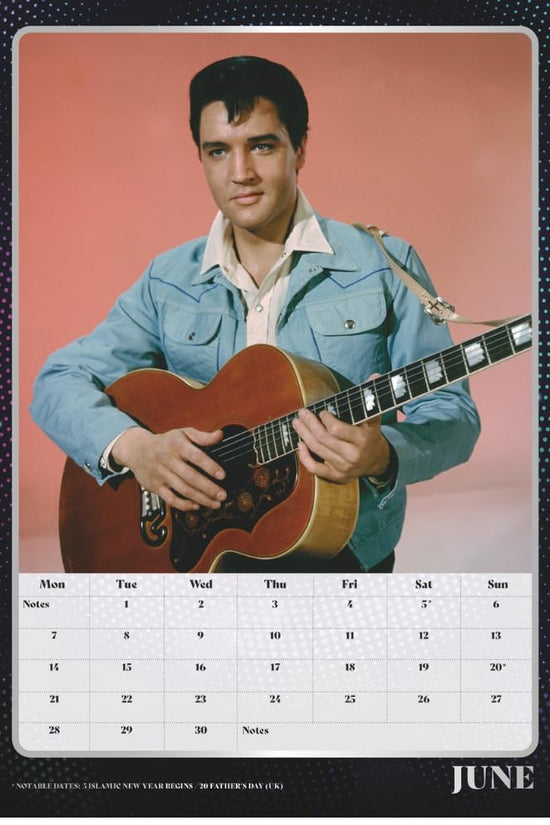 Elvis A3 Calendar 2027