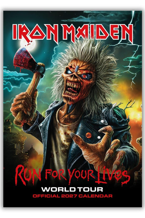 Iron Maiden A3 Calendar 2027