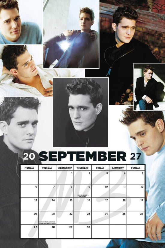 Michael Buble A3 Calendar 2027