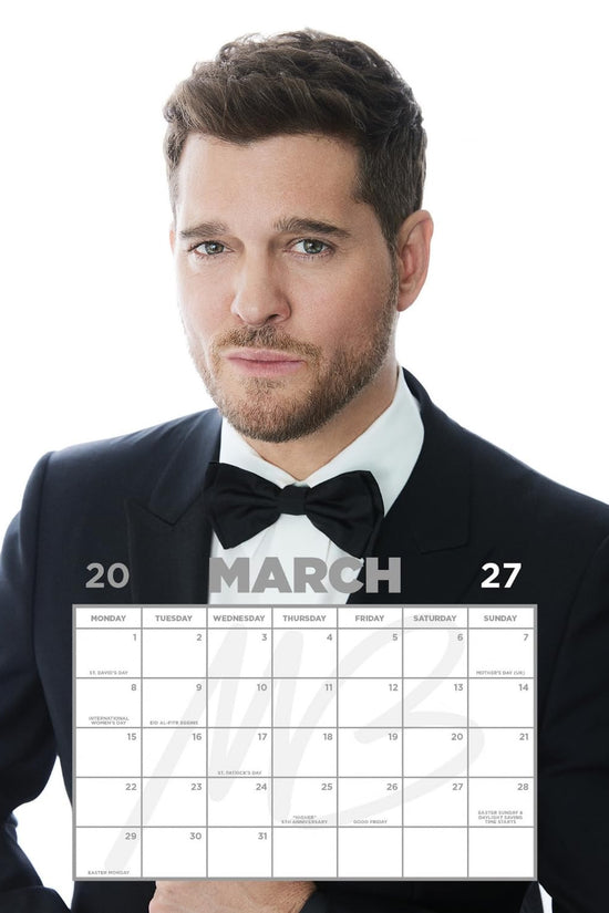 Michael Buble A3 Calendar 2027
