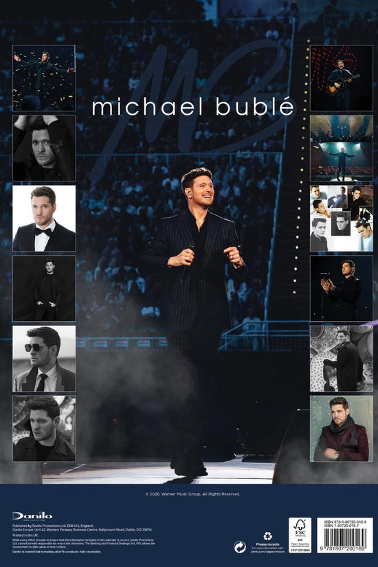 Michael Buble A3 Calendar 2027
