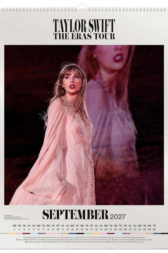 Taylor Swift A3 Calendar 2027