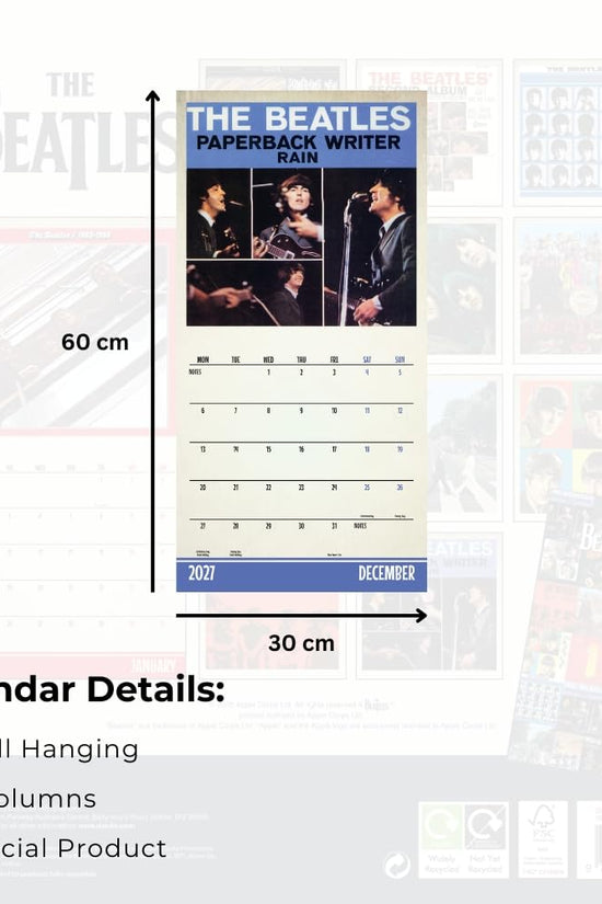 The Beatles Square Calendar 2027