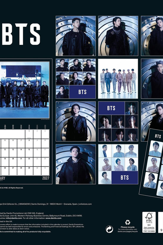BTS Square Calendar 2027