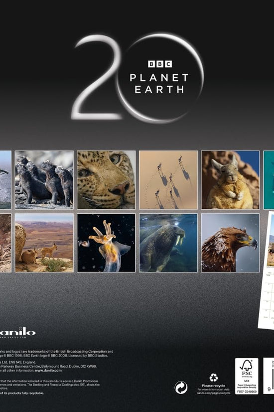 BBC Earth Square Calendar 2027