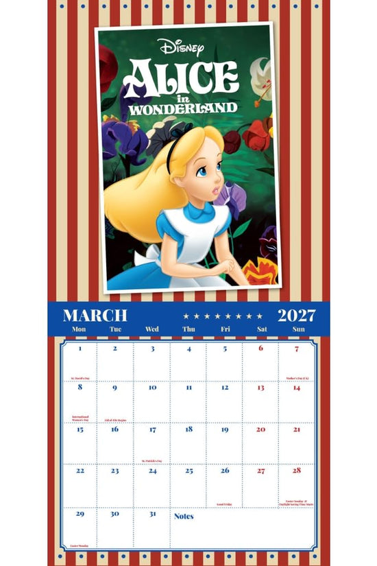 Disney Vintage Square Calendar 2027