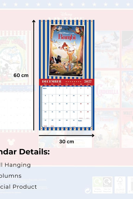 Disney Vintage Square Calendar 2027