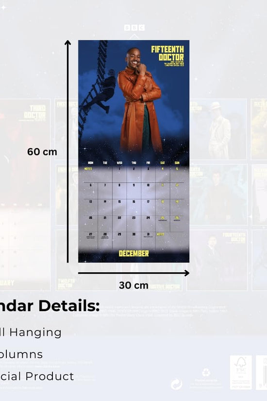 Doctor Who Square Calendar 2027