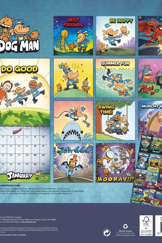 Dogman Square Calendar 2027
