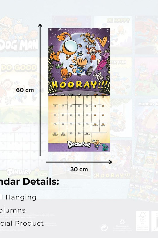 Dogman Square Calendar 2027