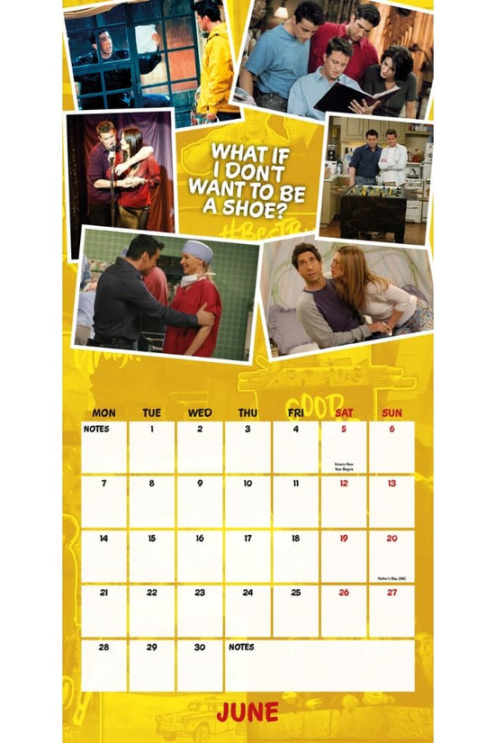 Friends Square Calendar 2027