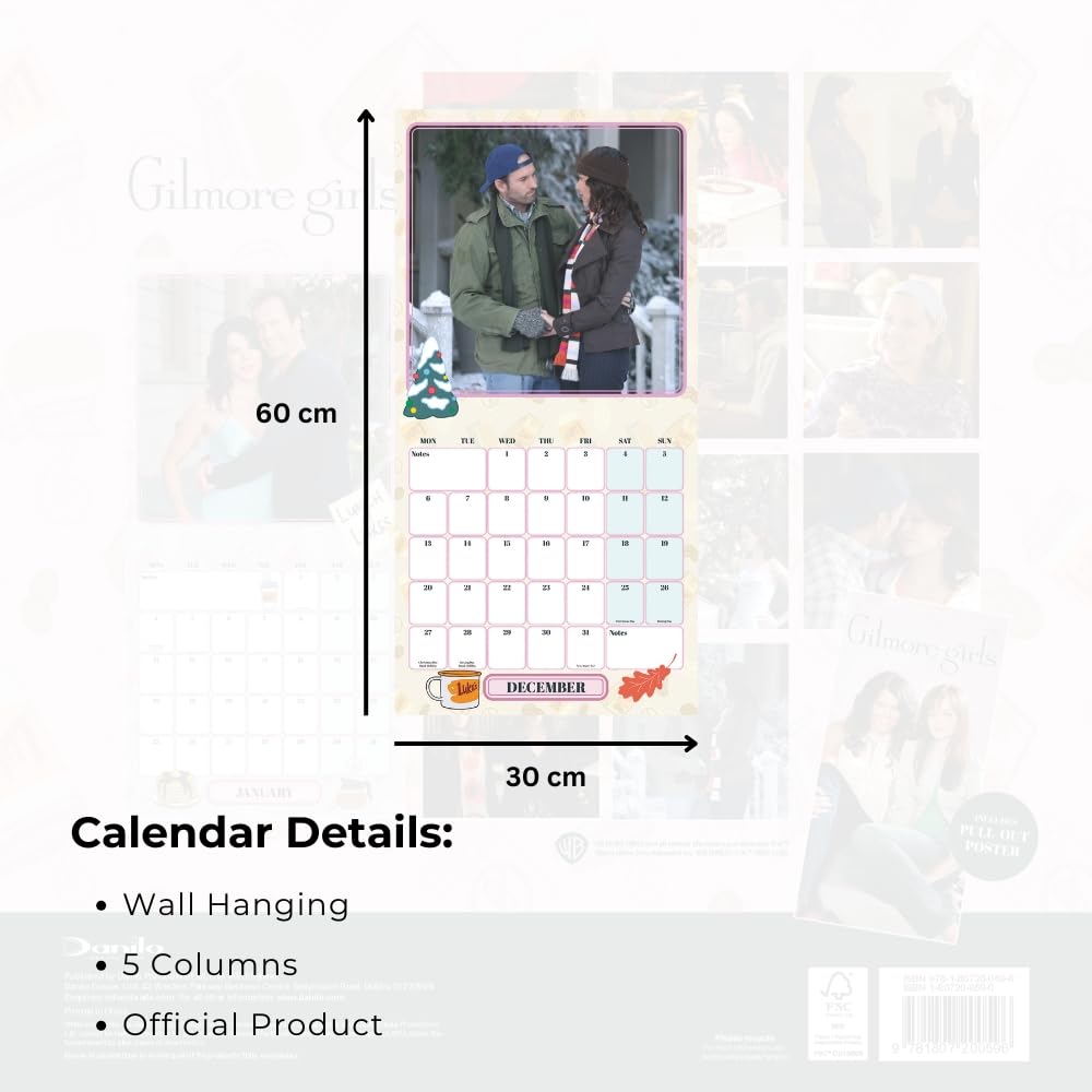 Gilmore Girls Square Calendar 2027