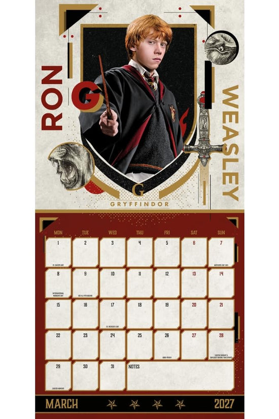 Harry Potter Square Calendar 2027